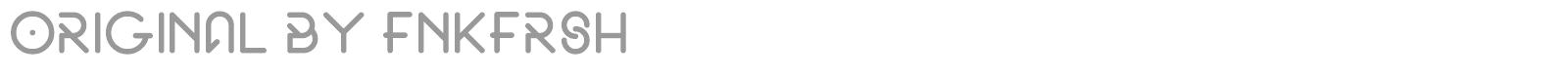 Original font preview